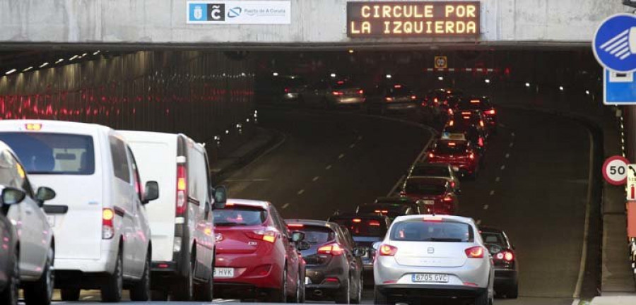 El Puerto espera reabrir el túnel de 
O Parrote al tráfico esta misma tarde