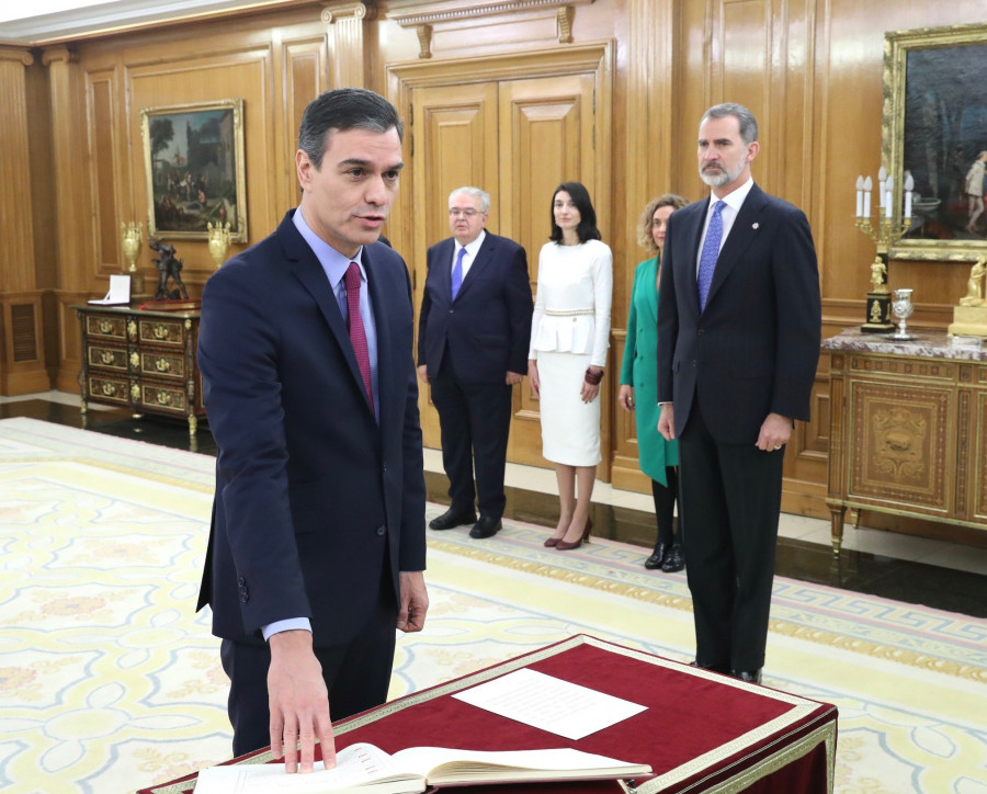 Sánchez ha prometido por segunda vez el cargo de jefe del Gobierno