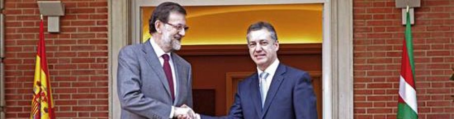 Rajoy y Urkullu se reúnen en plena negociación de los presupuestos vascos