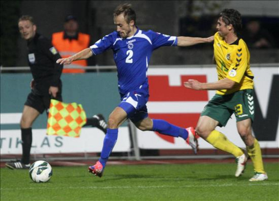 0-1. Bosnia sella su billete a Brasil con una victoria sobre Lituania