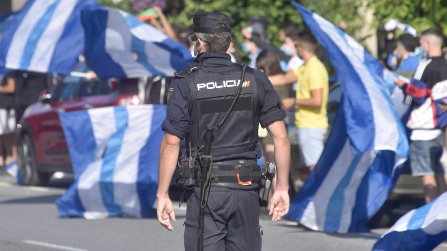 Policía Nacional y Local "extremarán" la seguridad en el partido del Depor y el Fuenlabrada del viernes