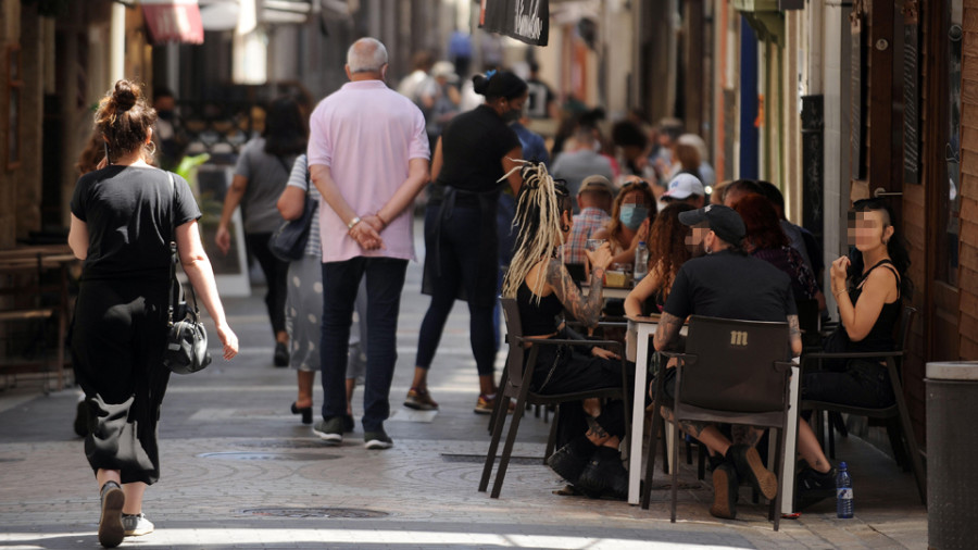 La zona centro de la ciudad puede doblar su población los fines de semana de noche