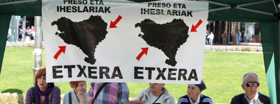 Acampan en Bilbao para pedir la excarcelación de los presos de ETA enfermos