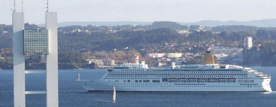 El temporal provoca la cancelación de dos escalas de cruceros en A Coruña