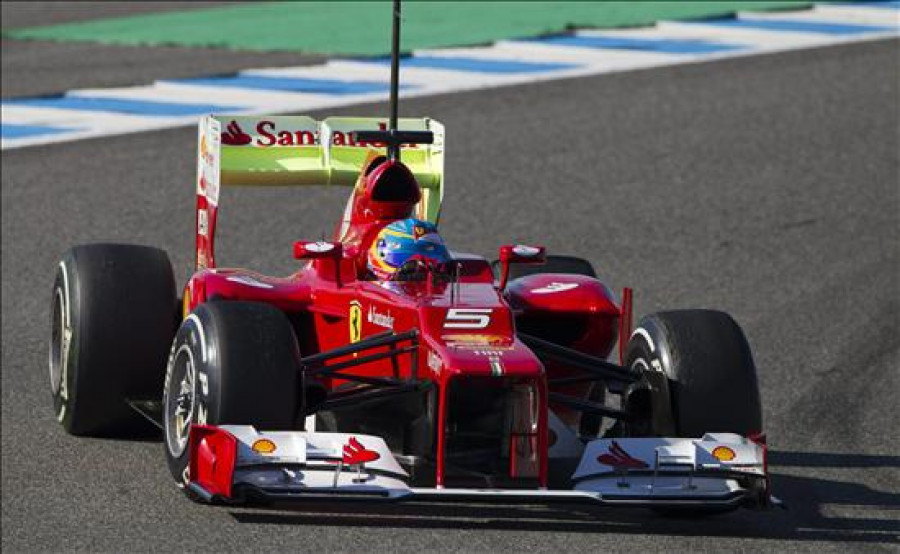 Alonso logró el mejor tiempo en la última jornada de ensayos en Jerez