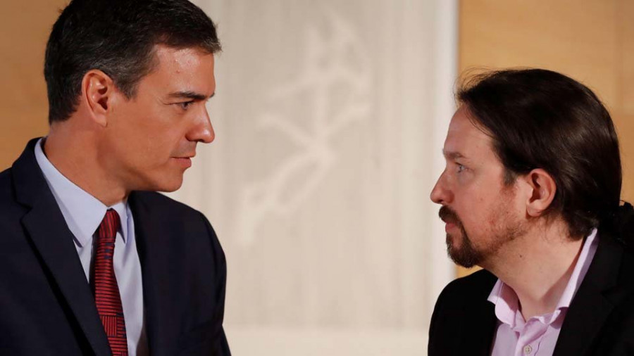 Presión a Sánchez: Iglesias consulta a sus bases qué gobierno quieren