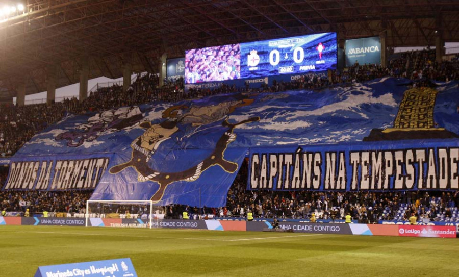 Un mosaico espectacular aportará más colorido a  ‘O noso derbi’