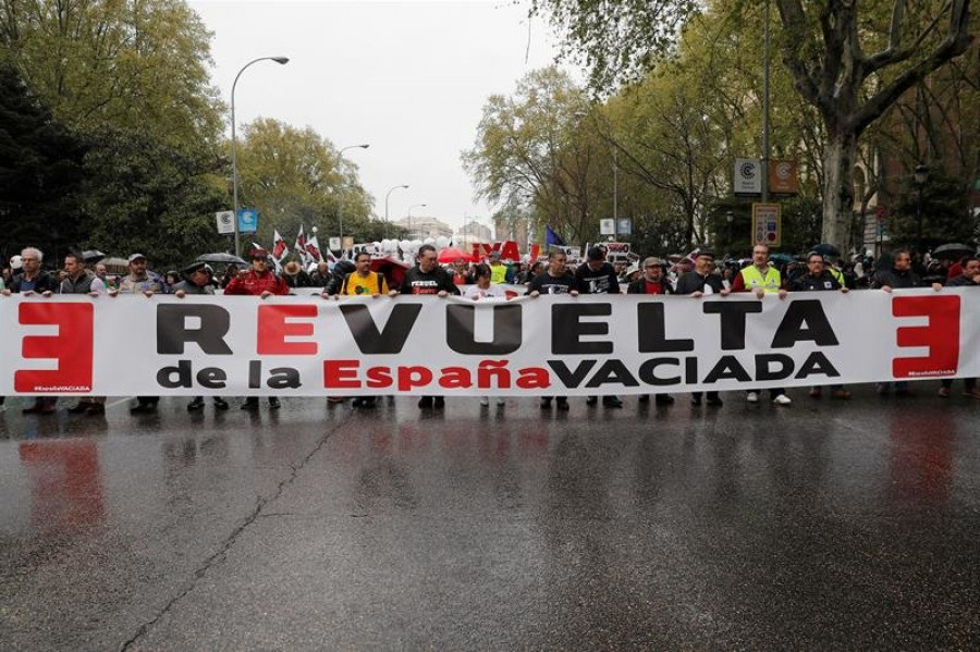 La "España Vaciada" toma las calles para frenar la despoblación