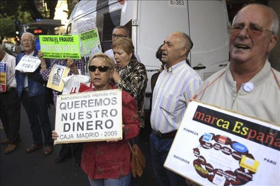 Condenan a Bankia a devolver a jubilados 40.000 euros invertidos en preferentes