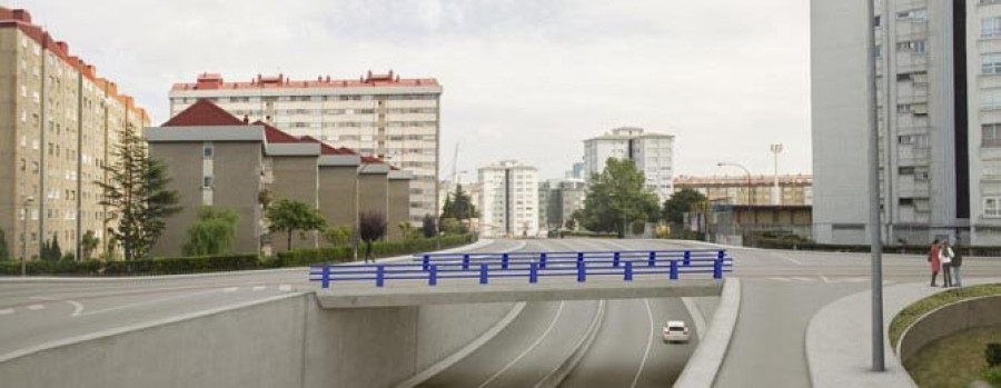 Las obras que conectarán los barrios de Elviña y O Birloque afrontan su semana decisiva