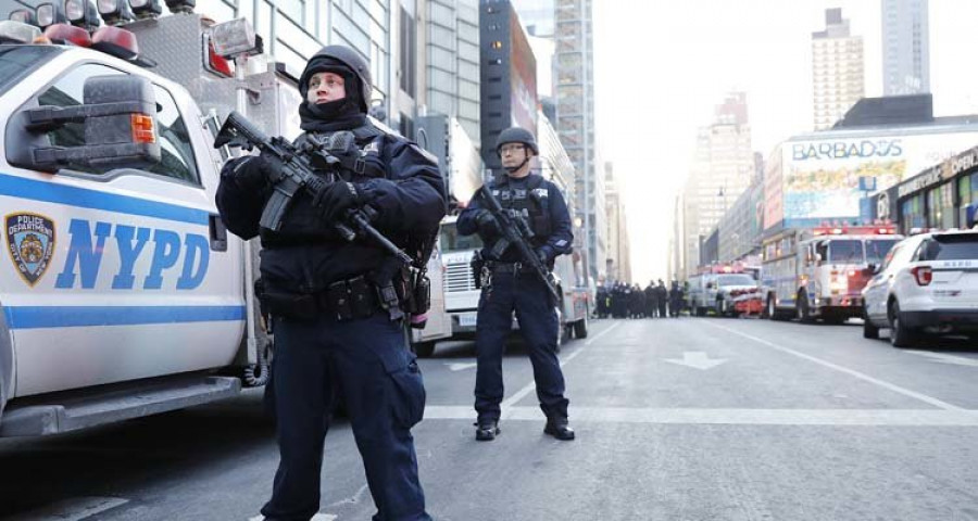 Un ataque terrorista en el corazón de Nueva York deja cuatro heridos