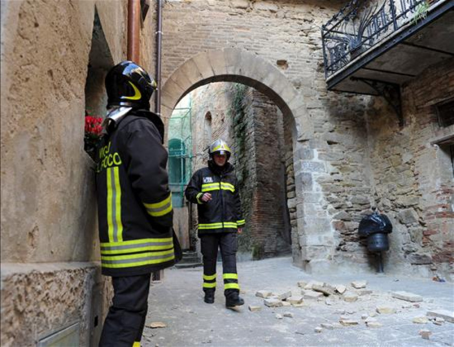 Un terremoto de magnitud 5,4 grados sacude el norte de Italia, sin tener constancia de daños