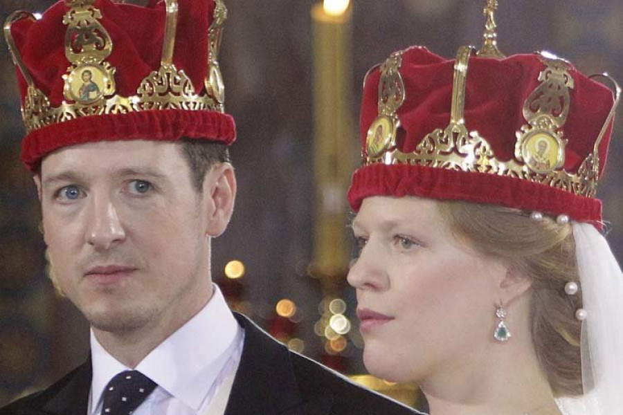 El príncipe Filip de Serbia se casó en Belgrado con una artista