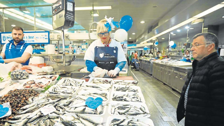 El kilo de sardinas se sitúa entre los 4 y los 7 euros a tres días de que se celebre la noche de las hogueras