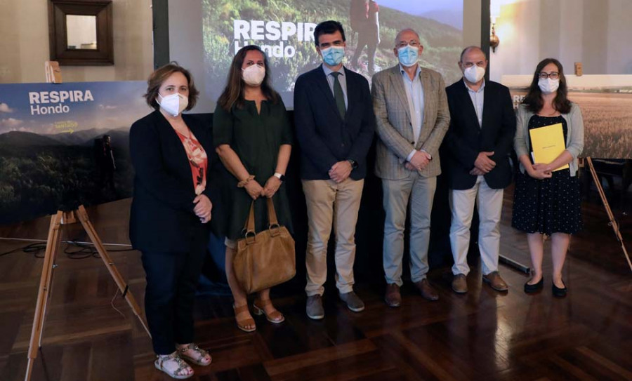 La campaña “Respira hondo” incide en el “efecto sanador” del Camino