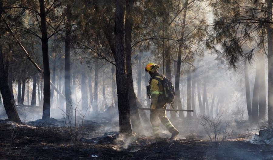 Riesgo extremo de incendios forestales en Galicia