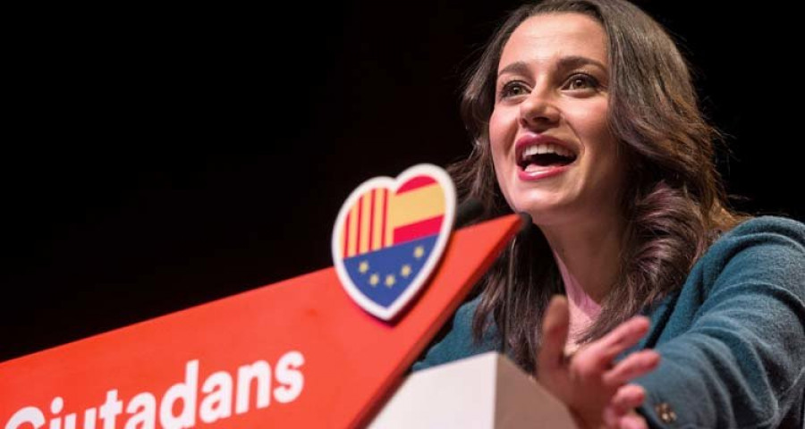 Arrimadas dice querer ser “también” 
la presidenta de los independentistas