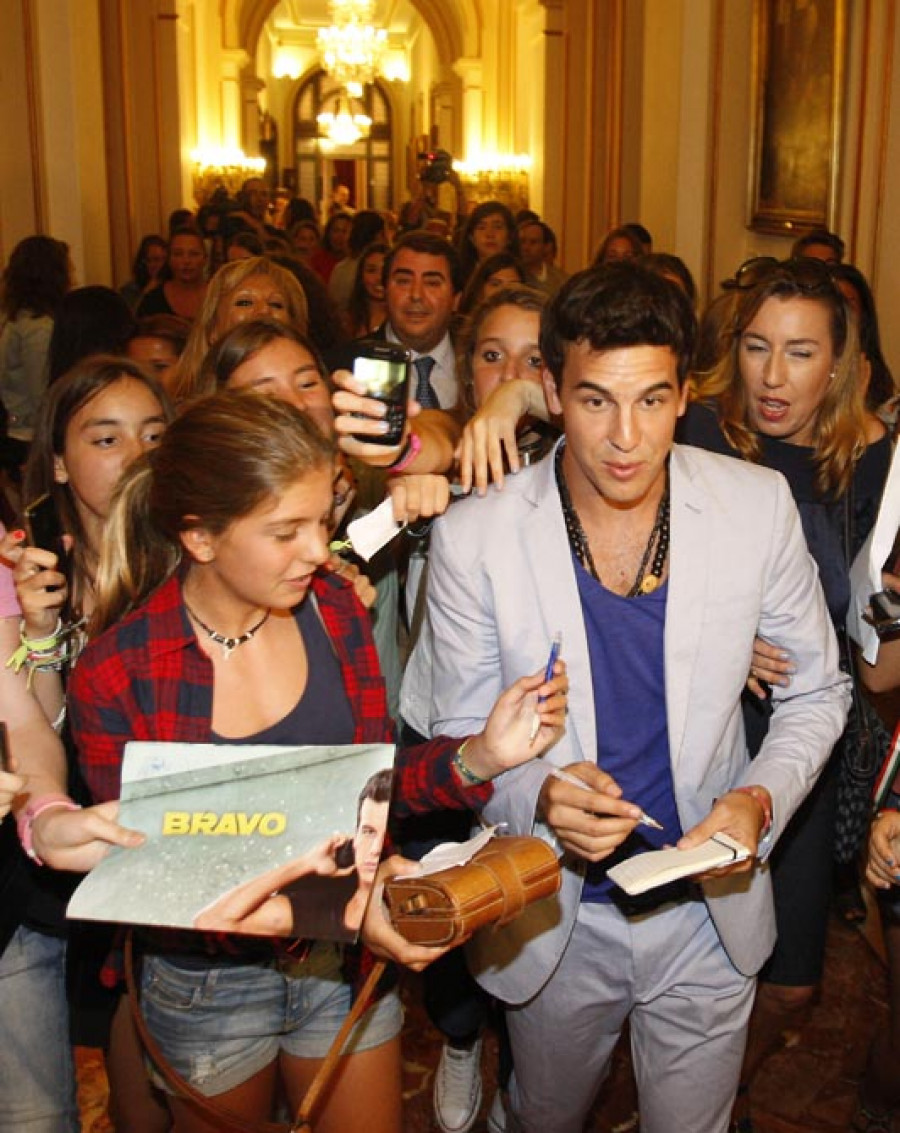 Mario Casas,  un galán cercano  para “una  ciudad de cine”