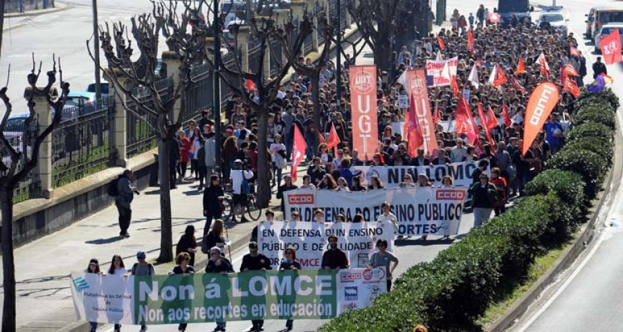 Los estudiantes vuelven a echarse a las calles en contra de la ley Lomce