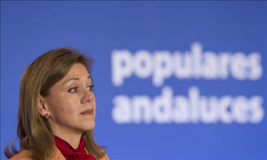 Cospedal dice que en el PP no hay "ninguna crisis de identidad o de personas"