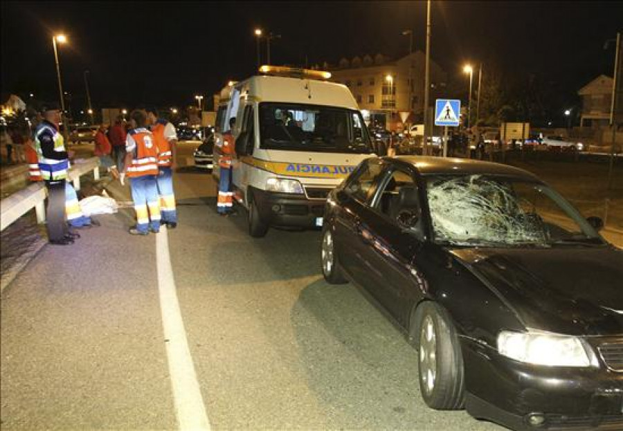 Un muerto y un herido grave por atropello en un paso de peatones de Baiona