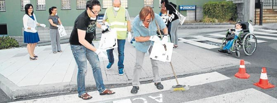 Carballo lucha ahora contra el feísmo derrumbando asfalto con palabras