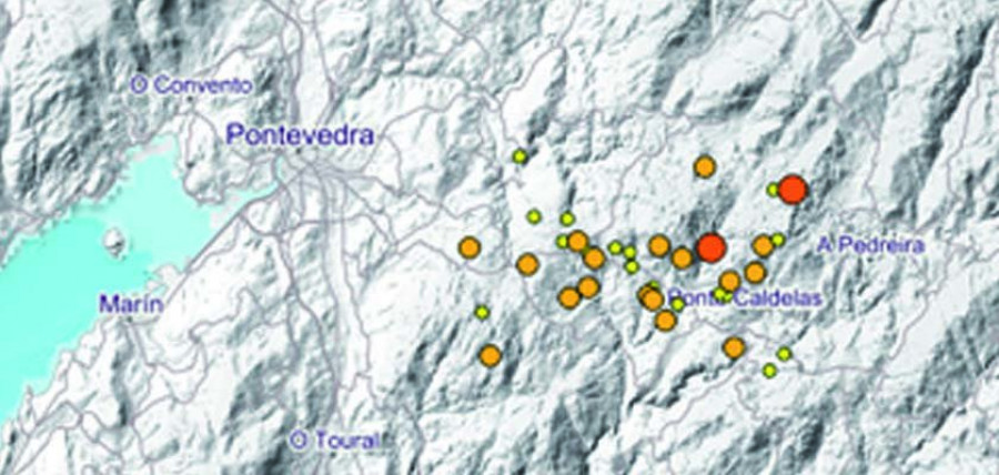 Cuatro nuevos terremotos sacuden Ponte Caldelas aunque los sismólogos no  ven motivo de alarma