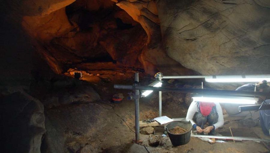 Cova Eirós es el yacimiento 
con arte más antiguo de Galicia