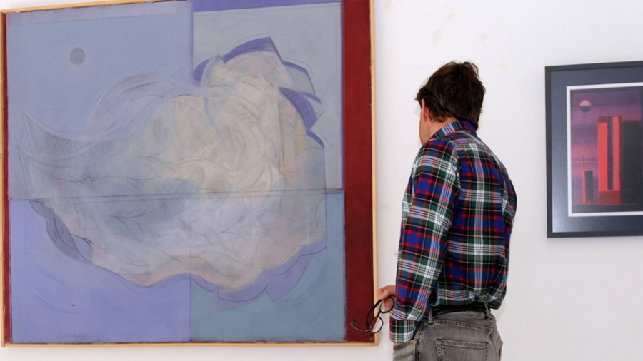 Un viaje retrospectivo por  las ensoñaciones abstractas del pintor José Luis Martínez