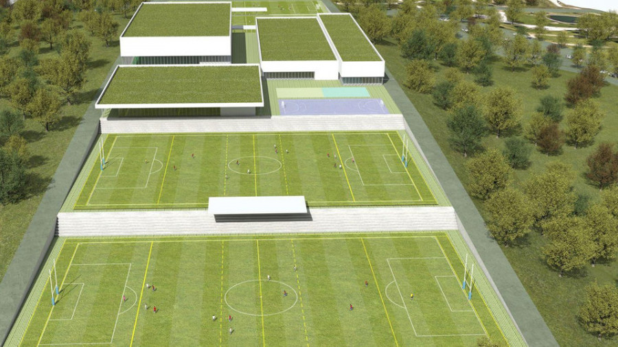 La ciudad deportiva de Penamoa tendrá seis campos y un pabellón