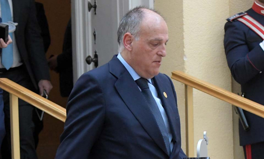 Tebas descarta la propuesta de financiación de la RFEF