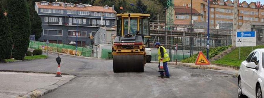 Culleredo remodela la avenida de O Portazgo que dará  acceso al nuevo centro de salud