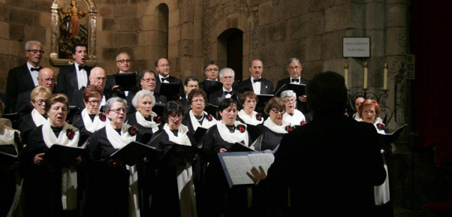 BETANZOS.- Los “casi” 48 bien llevados  de la Coral de Betanzos