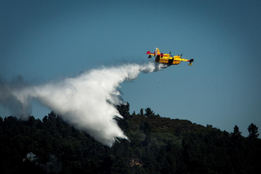 Estabilizado el incendio de Porto do Son tras calcinar 35 hectáreas