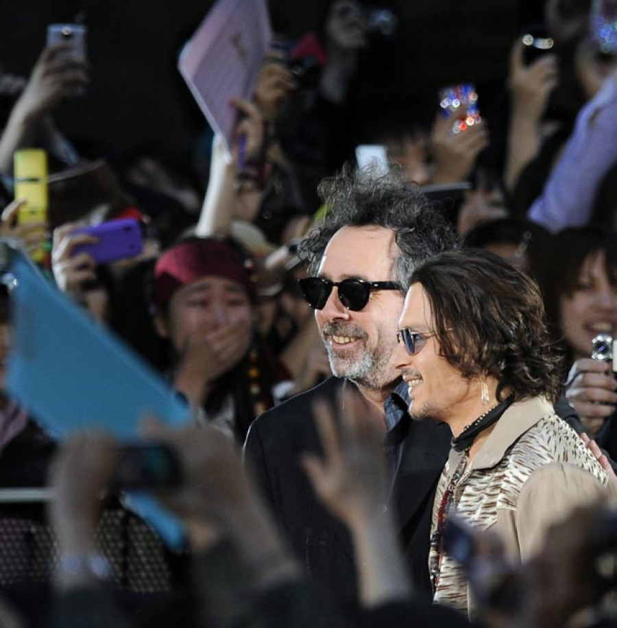 Japón se rinde a Tim Burton y Johnny Depp