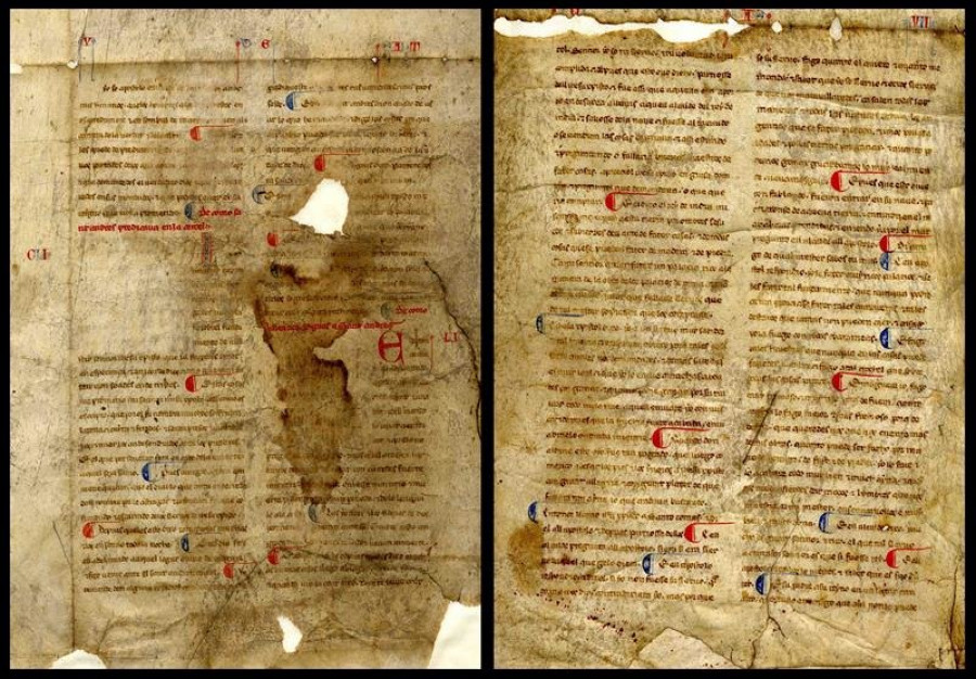 Hallan un valioso manuscrito medieval del siglo XIII