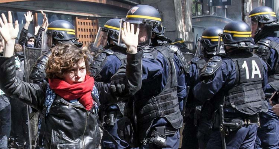 El descontento ante las elecciones francesas provoca disturbios en París