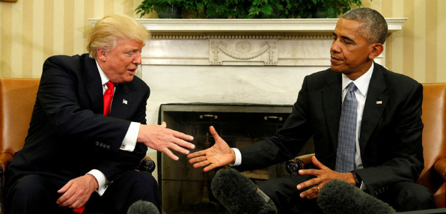 Trump acusa a Obama de pinchar sus teléfonos antes de las elecciones