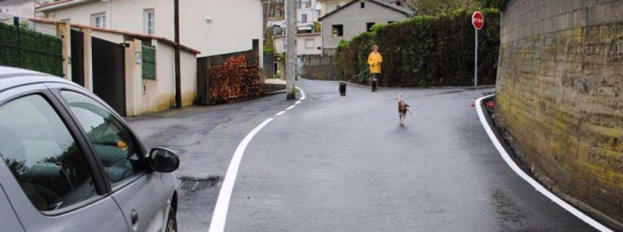 Culleredo finaliza la obra de mejora de varios caminos del núcleo de Almeiras