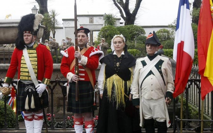 Los Royal Green Jackets ultiman los actos para recordar el 206 aniversario de la batalla de Elviña