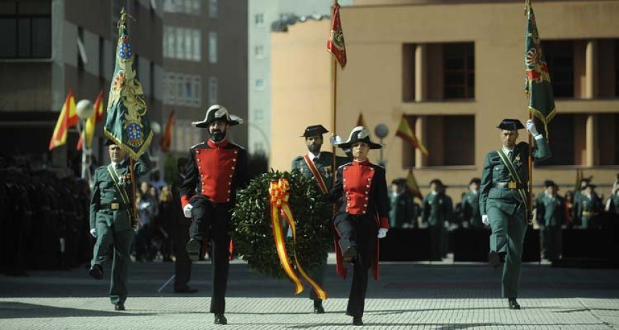 La crisis catalana marca la celebración del Día del Pilar 
en la Comandancia 
de la Guardia Civil
