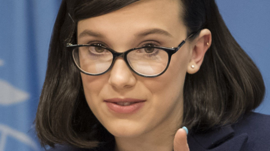 La actriz Millie Bobby Brown es  la nueva embajadora de Unicef