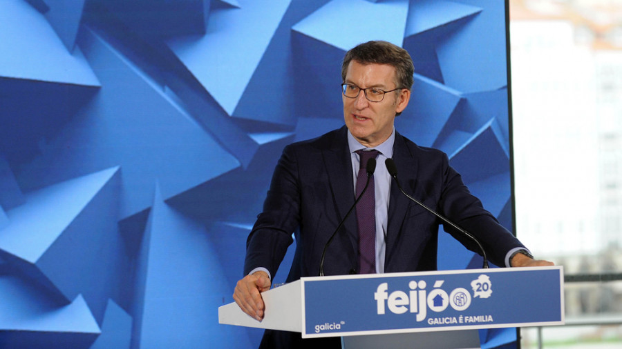 Feijóo reivindica a la familia en Galicia como una de las bases de su proyecto electoral