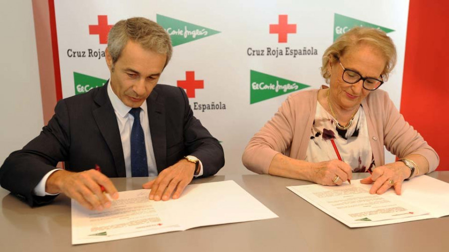 El Corte Inglés forma a jóvenes y personas en riesgo de exclusión social beneficiarias de Cruz Roja