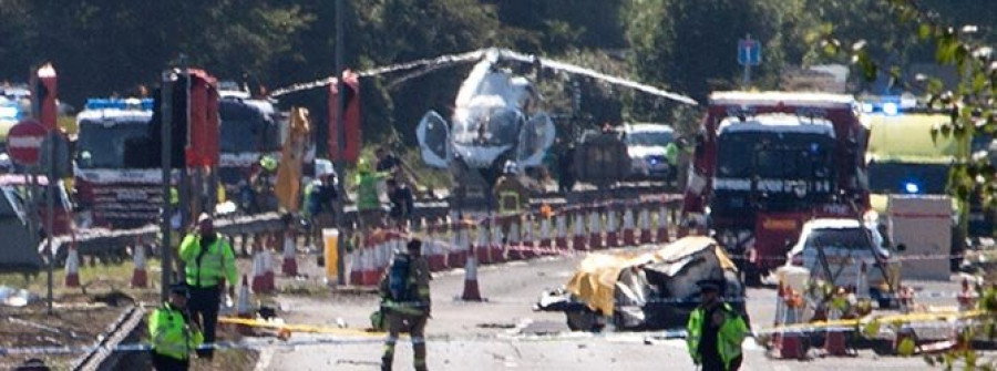 Siete personas pierden la vida al estrellarse un avión en una exhibición aérea en Inglaterra