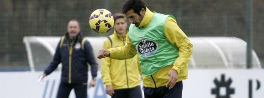 Víctor Fernández prueba a Borges junto a Bergantiños