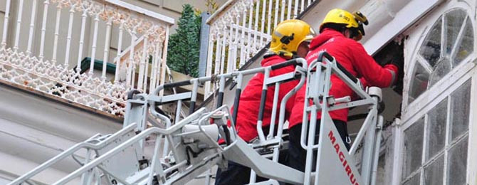 Las ollas al fuego y las cornisas, las pesadillas de los bomberos
