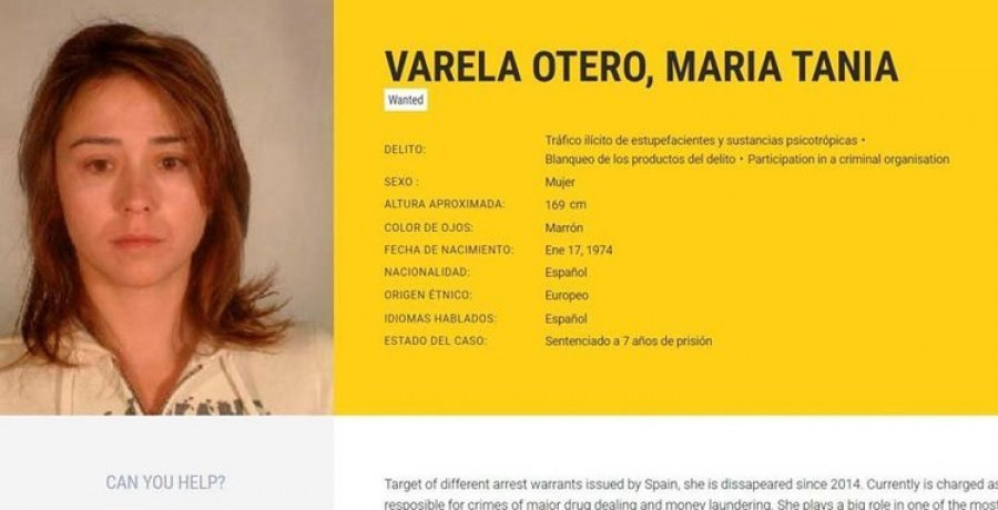 Detienen en Sitges a Tania Varela, fugada desde el 2013 y buscada por la Europol