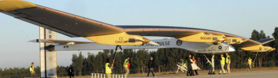 El avión solar aterrizará la próxima madrugada en Barajas