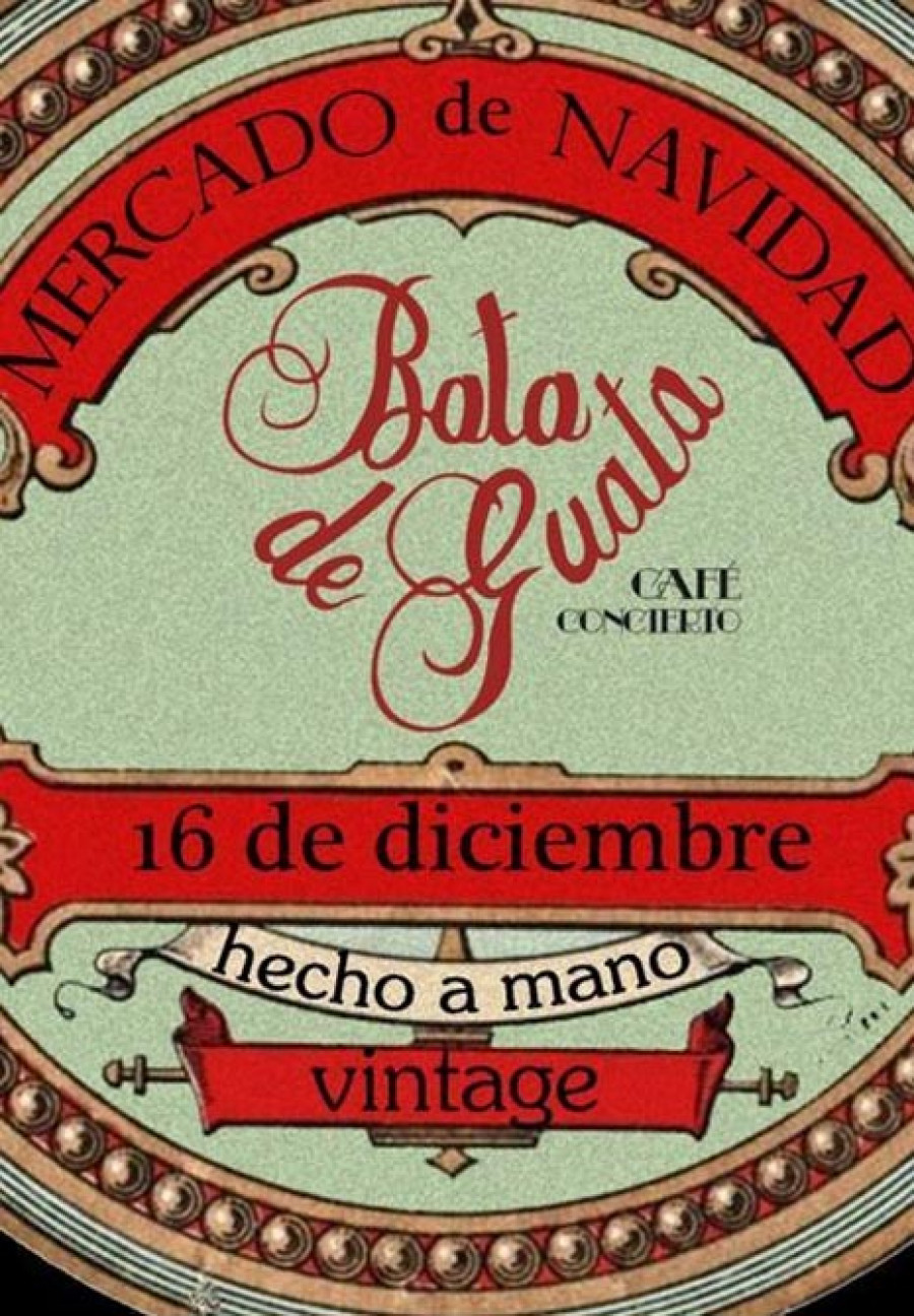 El primer mercado navideño reunirá veinte puestos de artesanía y “vintage”